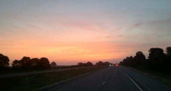 Closure: Sunset on the Road